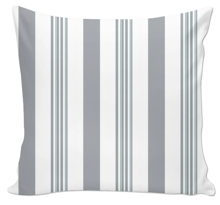 Tissu ameublement au mètre rayés rayures lignes verticales rideau siège gris voilage