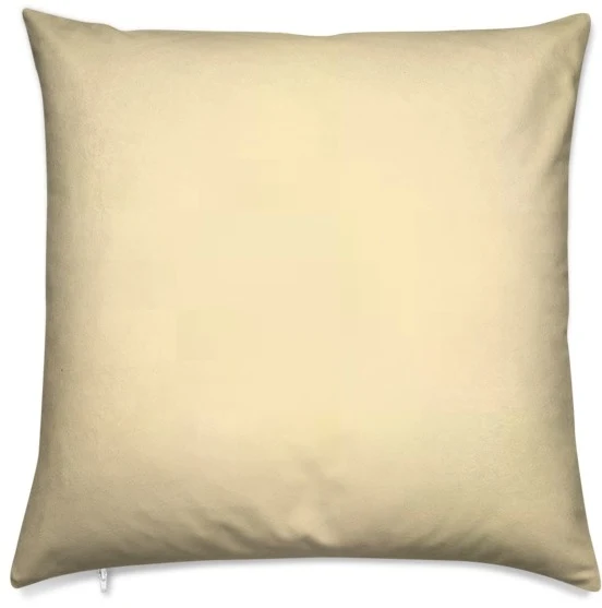 Tissu écru vanille Satin ignifugé au mètre rideau coussin décoration ameublement