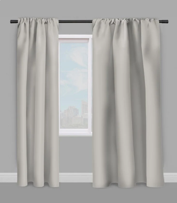 Achat textile Tissu gris éditeur ameublement rideau occultant ignifugé au mètre