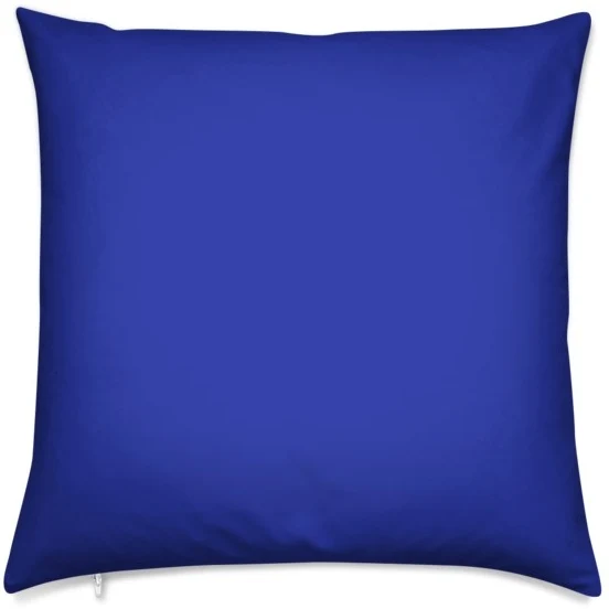 Tissu imprimé uni bleu décoration ameublement non feu occultant ignifugé au mètre