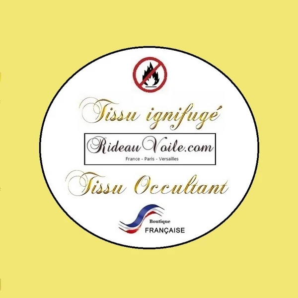 Boutique tissu ameublement occultant ignifugé au mètre rideau coussin