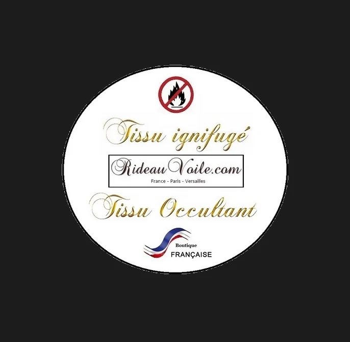 Tissu non feu occultant noir rideaux boutique textile ignifugé au mètre rideau coussin