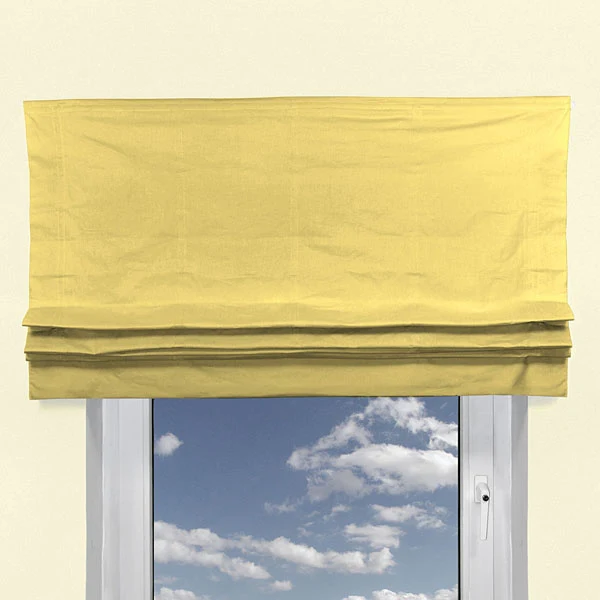 Tissu ameublement occultant isolant phonique thermique jaune Ignifugé au mètre