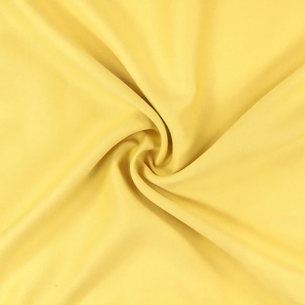 Tissu ameublement occultant isolant phonique thermique jaune Ignifugé au mètre