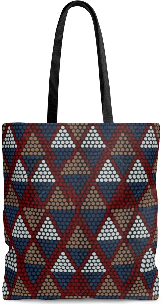 Boutique sac à main cabas tissu toile cuir motif Africain