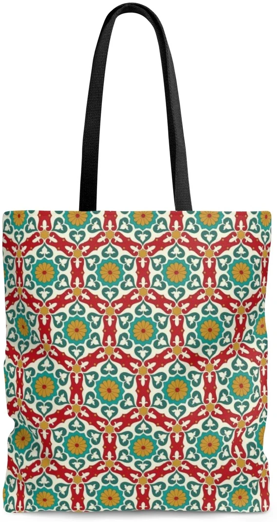 Boutique sac à main cabas tissu motif Arabe Oriental