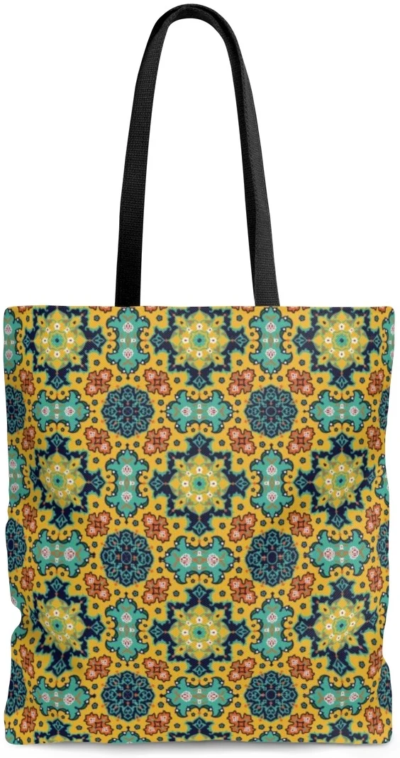 Boutique sac à main cabas tissu motif Arabe Oriental
