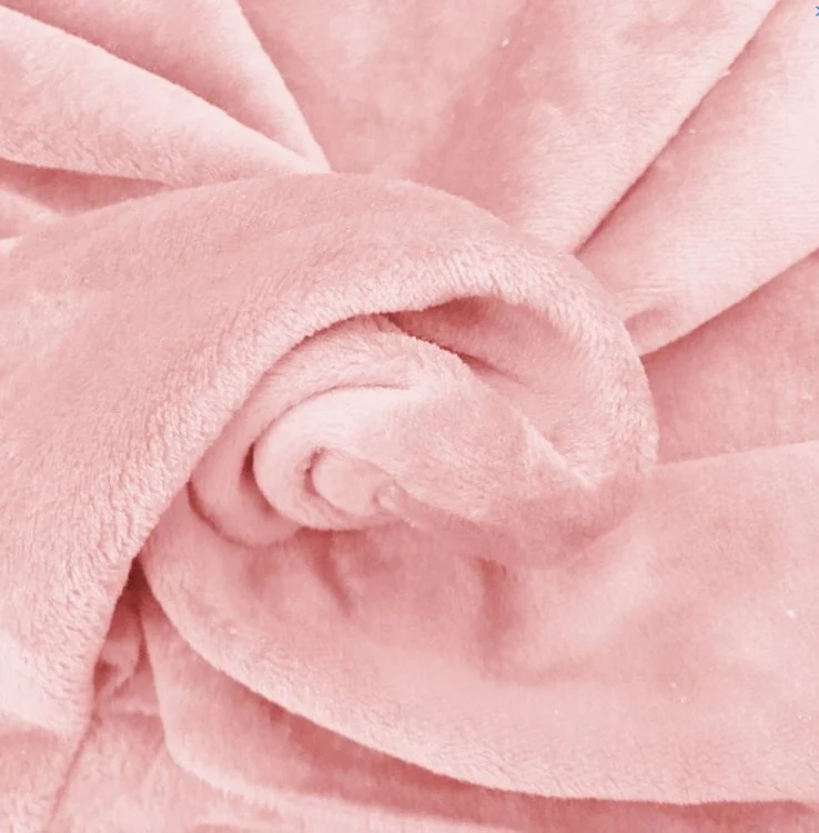 Rideauvoile tissu déco Fausse fourrure poils animal mètre doux rose pastel layette poudré