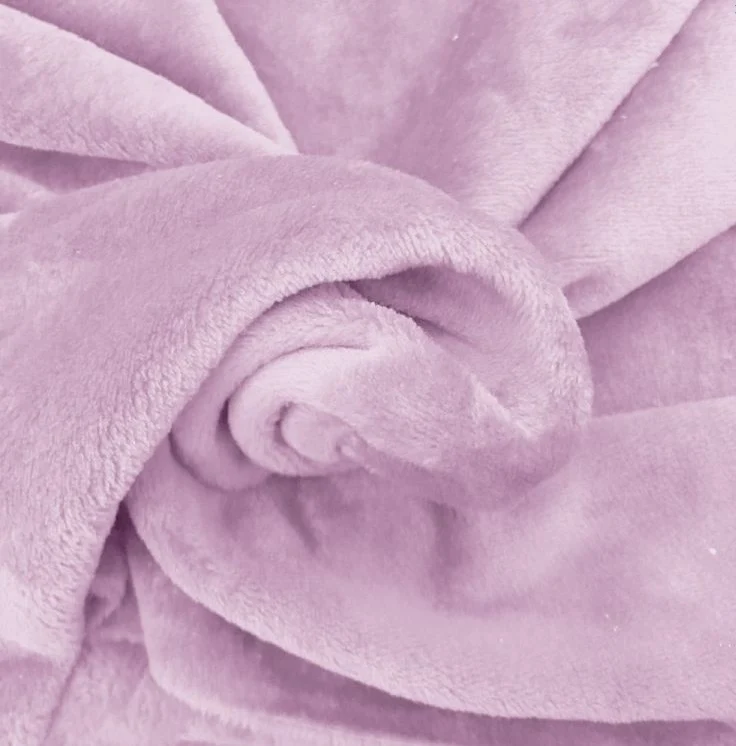 Tissu peluche fausse fourrure mètre déco ameublement poils Ours doux violet lilas