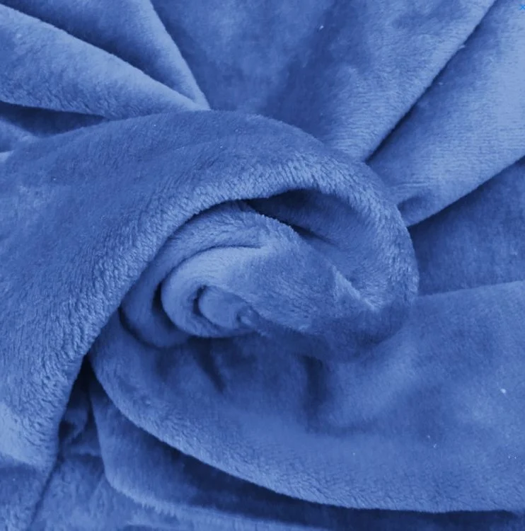 Marché Tissu ameublement fausse fourrure poils cours site déco rideau plaid doux bleu