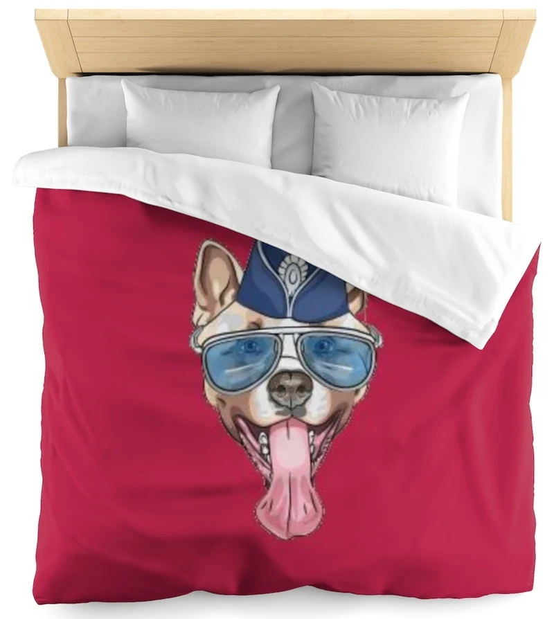 Tissu au mètre imprimé chien Akita américain motif animal tableau portrait chien