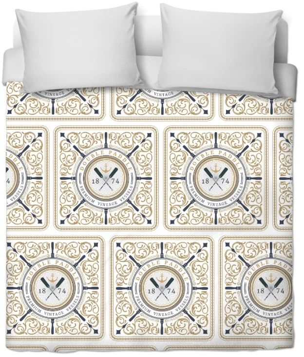 Tissu ameublement décoration motif Marin Baroque au mètre