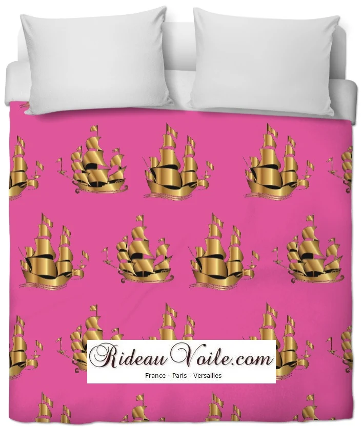 Tissu ameublement au mètre toile tapisserie motif Bateau Stoffe Meer Strand Feeling