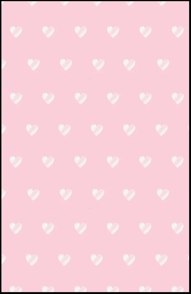 Motif cœur rose layette tissu décoration au mètre rideau couette chambre enfant bébé