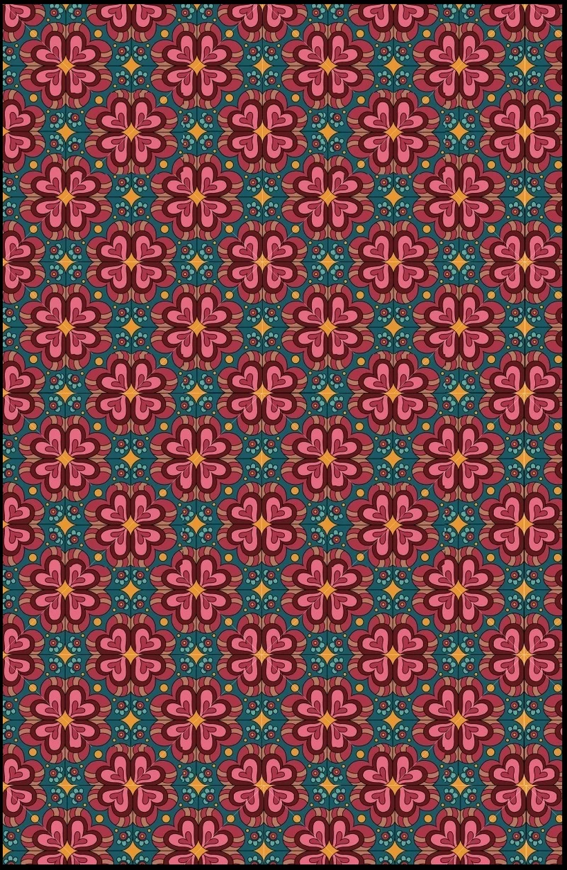 Imprimé motif cœur imprimé tissu chambre enfant bébé au mètre rideau couette
