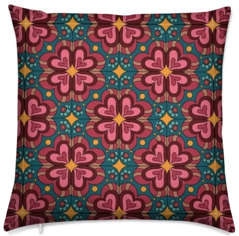 Imprimé motif cœur imprimé tissu chambre enfant bébé au mètre rideau couette