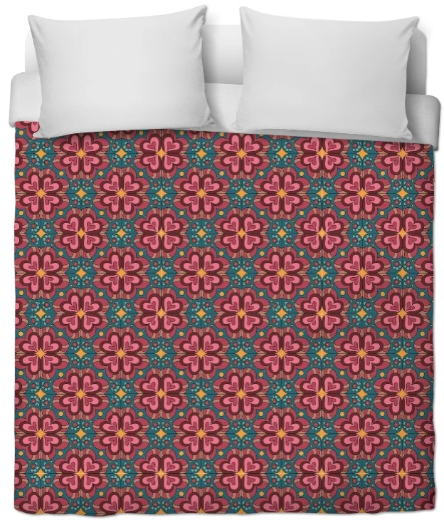 Imprimé motif cœur imprimé tissu chambre enfant bébé au mètre rideau couette