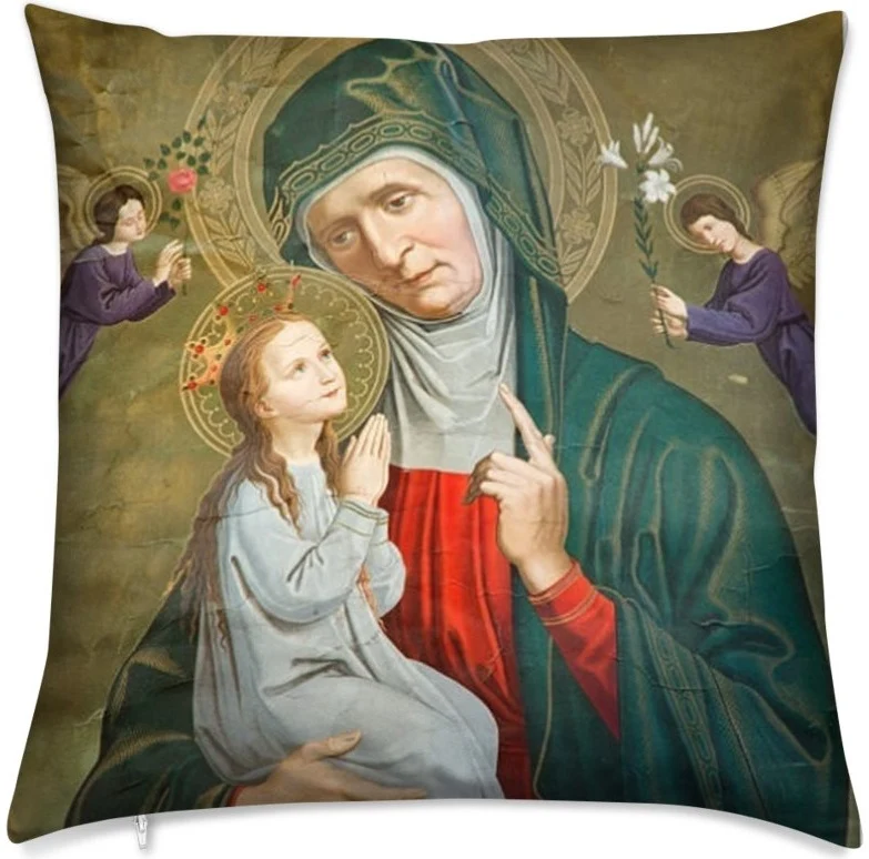 Motif tissu au mètre Art peinture motif religieux fresque église rideau coussin couette