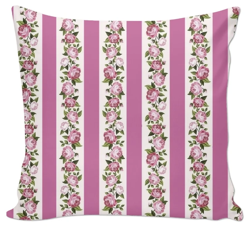 Tissu imprimés rayés lignes motifs fleuris rayures au mètre déco fleurs rideau voilage
