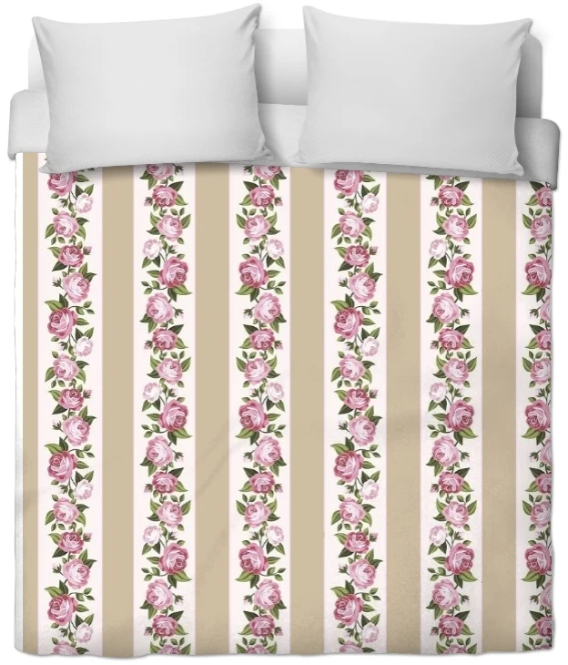 Tissu ameublement imprimé lignes rayé motif fleurs mètre rideau voilage tapisserie