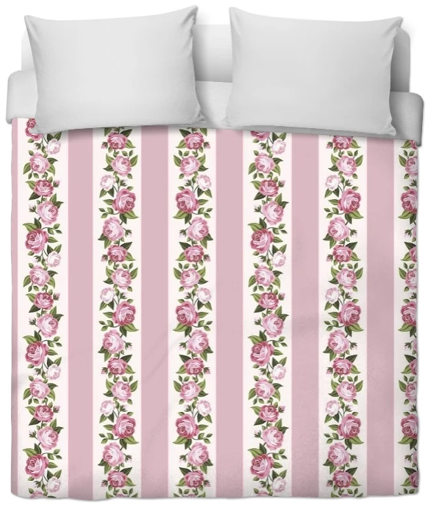 Tissu tapisserie ameublement rayé fleuri Roses mètre rideau ткань с цветочным мотивом