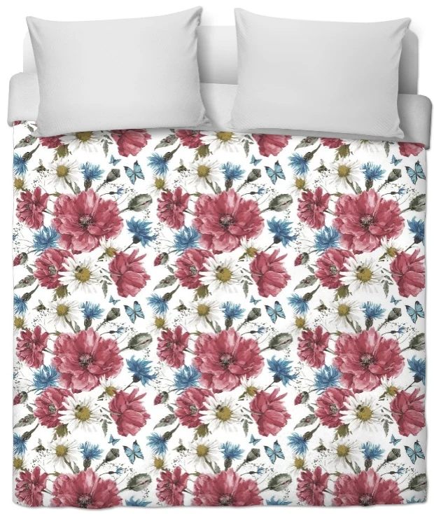Tissu ameublement fleuri mètre boutique rideau couette tapisserie fleurs voilage