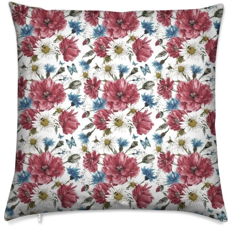 Tissu ameublement fleuri mètre boutique rideau couette tapisserie fleurs voilage