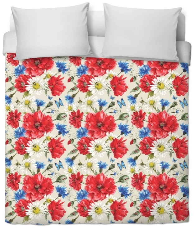 Tissu au mètre boutique rideau couette coussin motifs fleurs Fabrics flowers upholstery