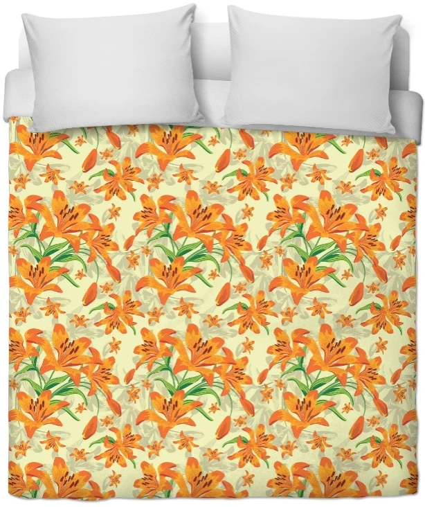 Tissu décoration fleurie ameublement au mètre motif fleurs couette rideau sur mesure