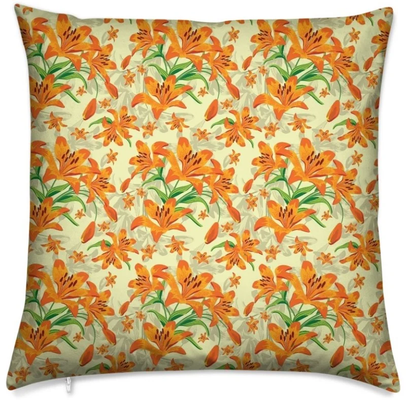 Tissu décoration fleurie ameublement au mètre motif fleurs couette rideau sur mesure