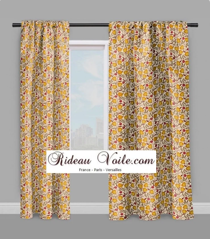 Tissu fleuri ameublement motif fleur mètre rideau フラワーモチーフのプリント生地