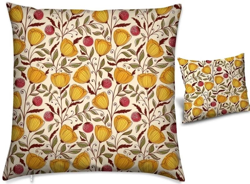 Tissu fleuri ameublement motif fleur mètre rideau フラワーモチーフのプリント生地