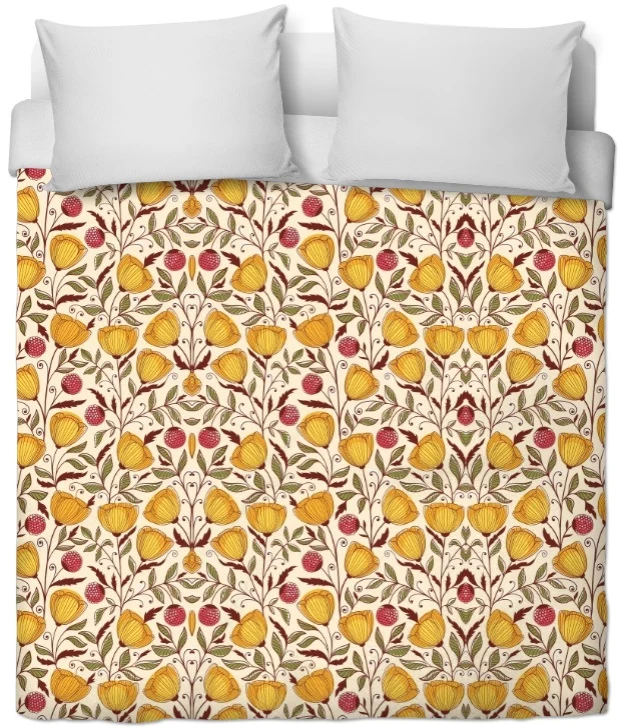 Tissu fleuri ameublement motif fleur mètre rideau フラワーモチーフのプリント生地