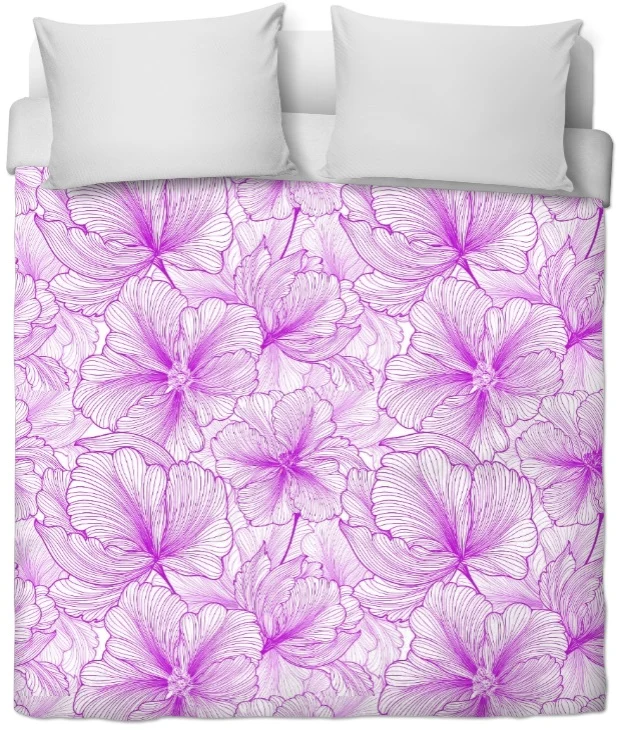 Tissu imprimé fleuri au mètre rideau couette motif fleurs tapisserie floral voilage