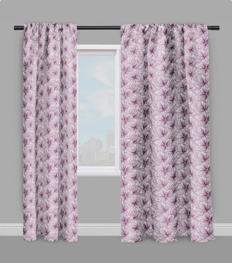 Décoration fleurie tissu ameublement tapisserie siège mètre rideau couette fleurs