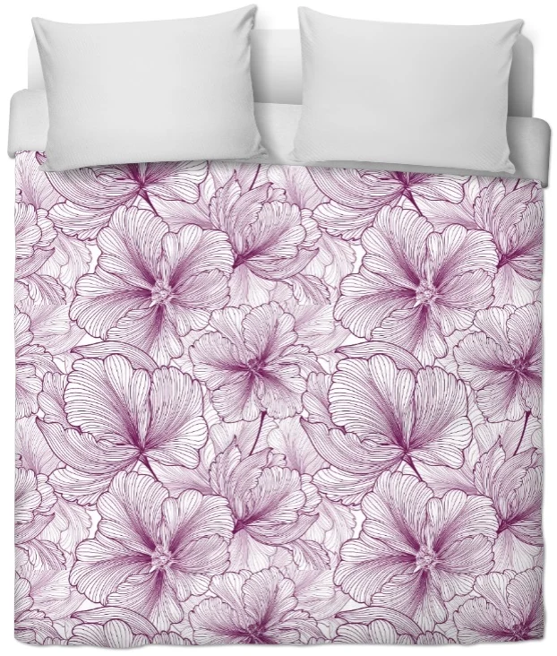 Décoration fleurie tissu ameublement tapisserie siège mètre rideau couette fleurs