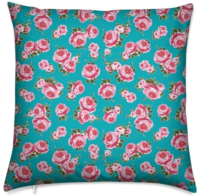 Motif fleur Roses Ignifugé, occultant Tessuto motivi floreali a metro mettraggio tenda