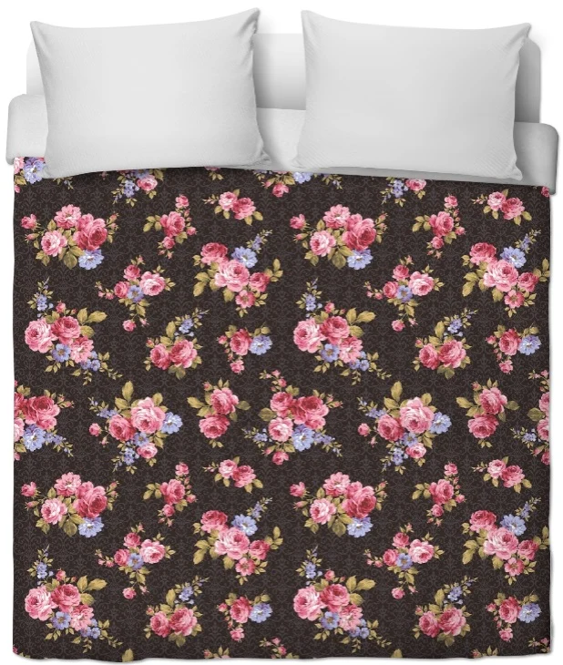 Style Baroque tissu floral motif mètre rideau Roses Flower curtain fabric meter upholstery