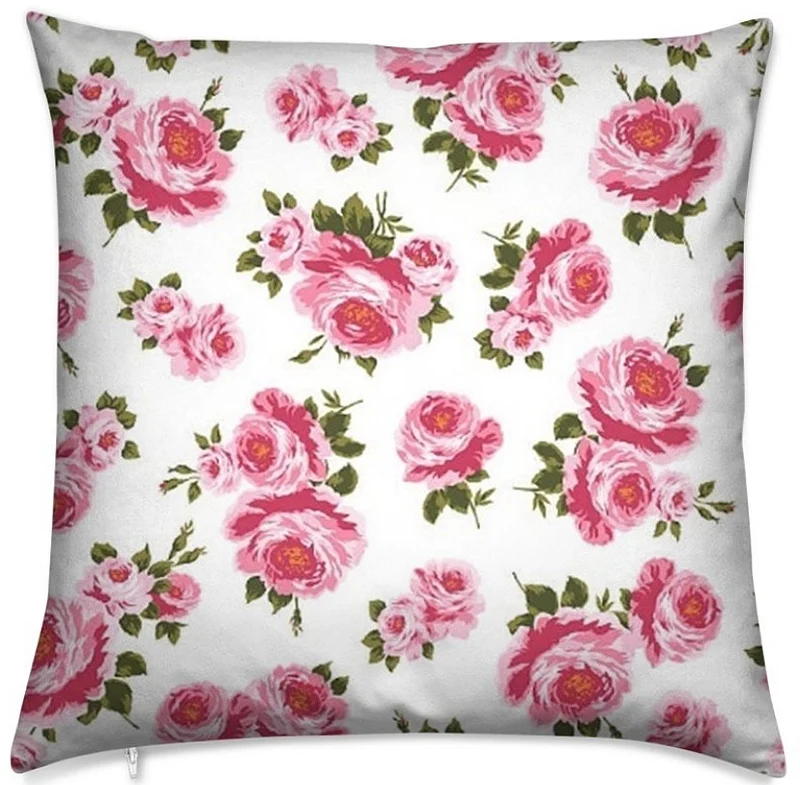 Rideau couette fleur de Roses coussin accessoires tissu ameublement au mètre