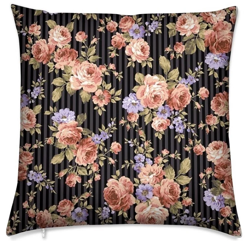 Tissus ameublement mètre motif fleur Roses rideau couette Ignifugé occultant voilage