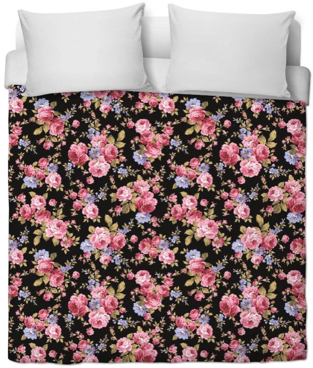 Tissu ameublement fleuri motif mètre rideau couette fleur Roses Flower curtain fabric