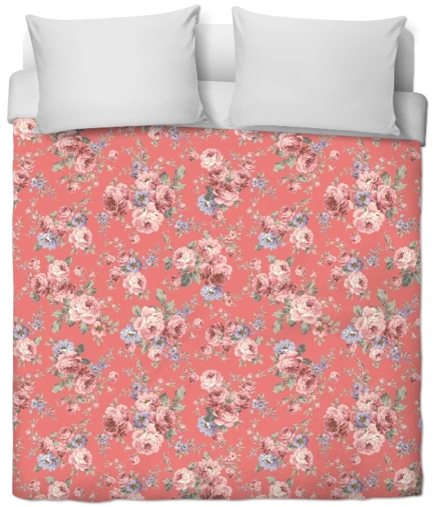 Boutique style anglais Fleurs Roses tissu mètre rideau couette shabby flowers meter