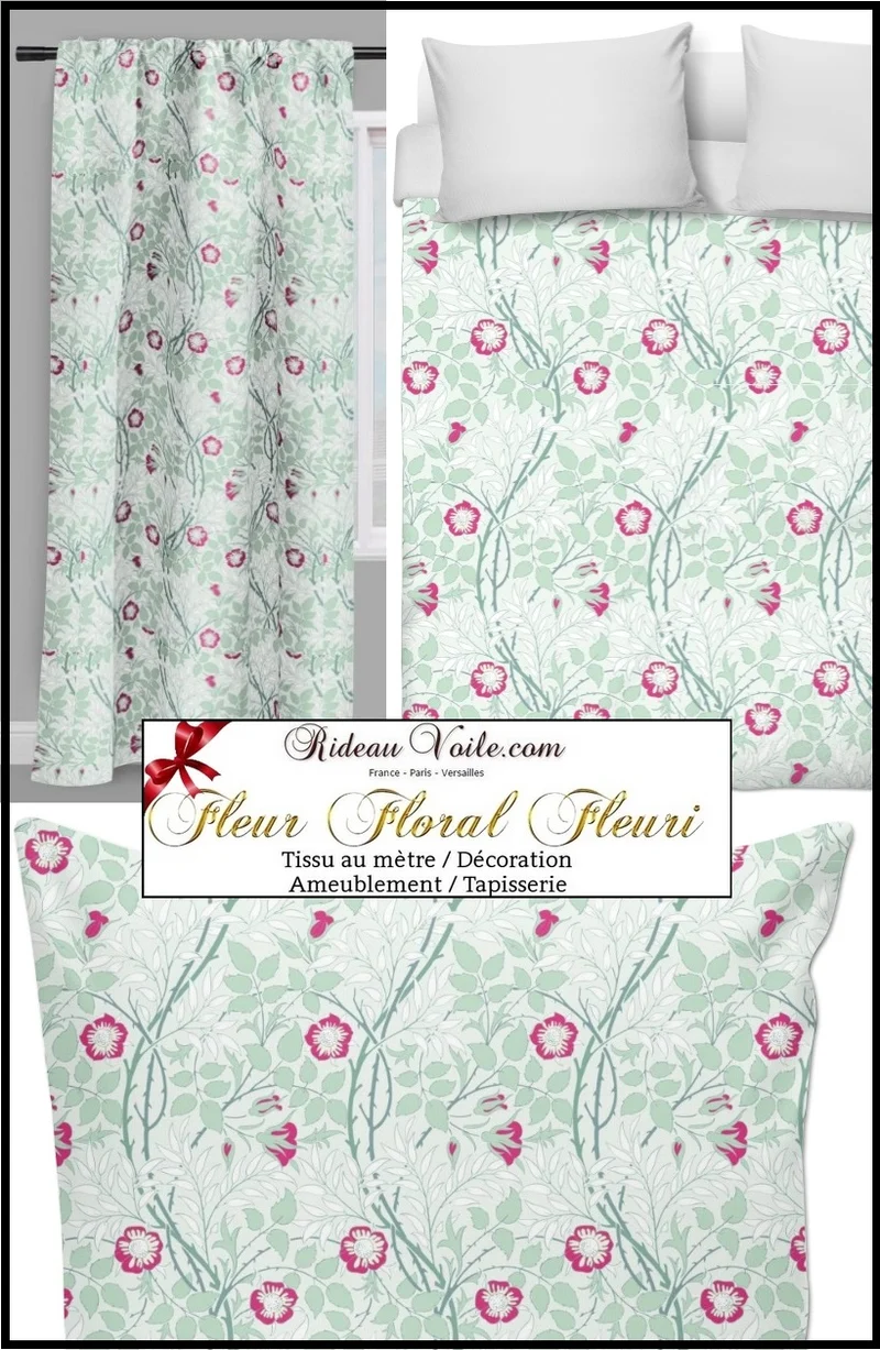 Tissu ameublement modern fabrics upholstery flowers meter Rideau fleurs voilage