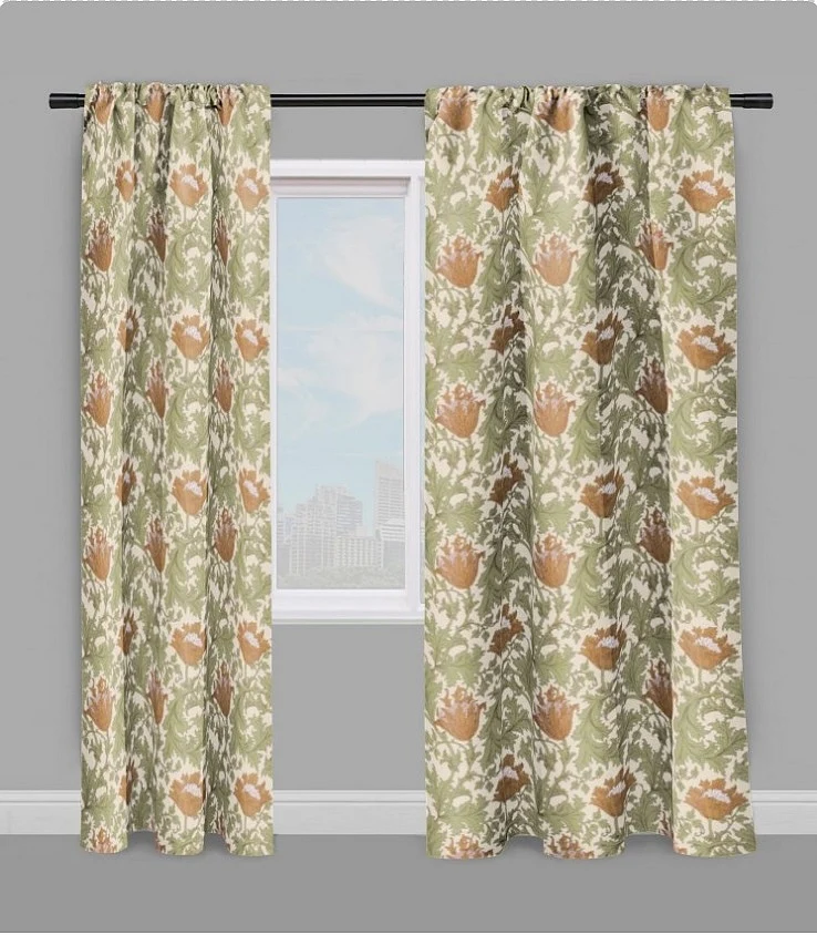 Tissu ameublement fabrics upholstery flowers meter Rideau voilage à fleurs mètre