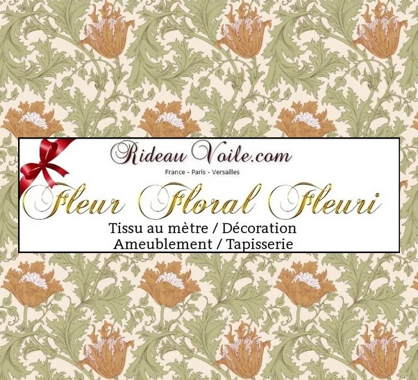 Tissu ameublement fabrics upholstery flowers meter Rideau voilage à fleurs mètre