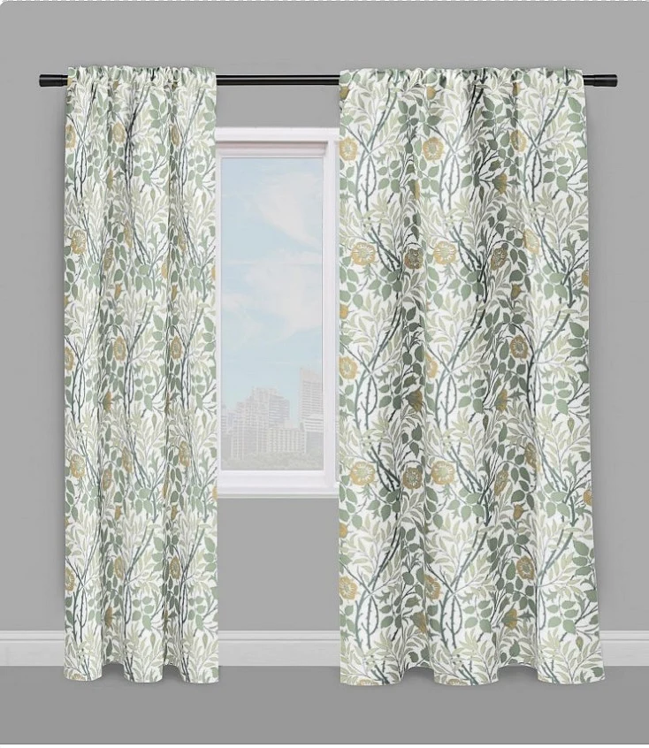 Tissu ameublement fabrics upholstery flowers meter Rideau voilage à fleurs mètre