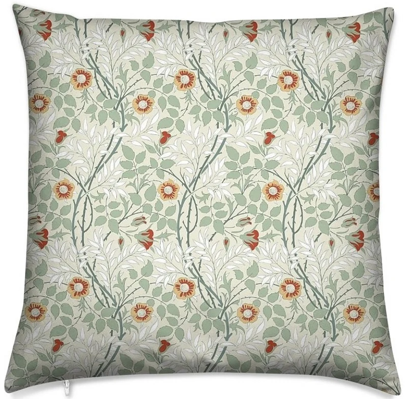 Tissu Fleurs ignifugé Flower furnishing fabric upholstery meter curtain Blumenmöbelstoff