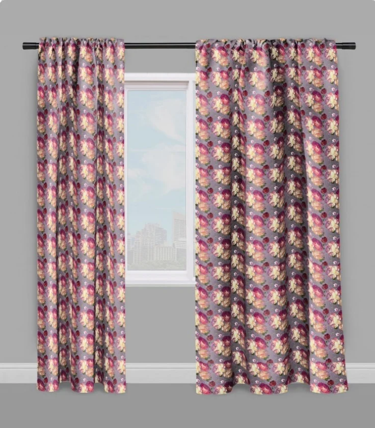 Tissu imprimé Motif fleurs ameublement mètre möbelstoff Vorhänge gardinen floral