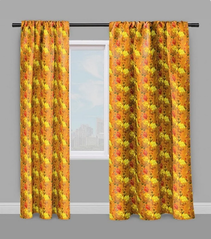 Tissu imprimé Motif fleurs ameublement mètre möbelstoff Vorhänge gardinen floral