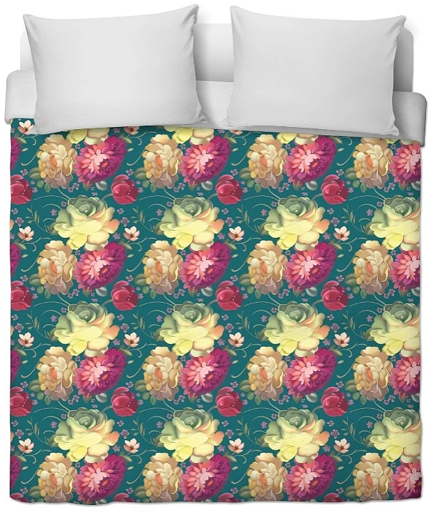 Tissu imprimé Motif floral fleur rouge au mètre möbelstoff Vorhänge gardinen floral